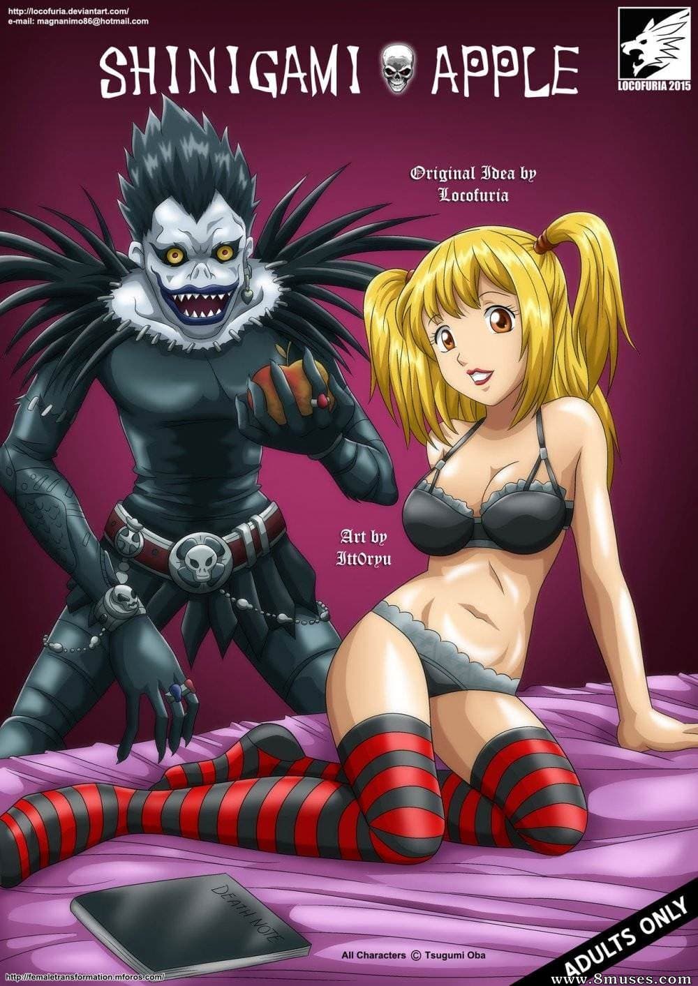 Death Note Porn: Ryuk y Misa fucking cover