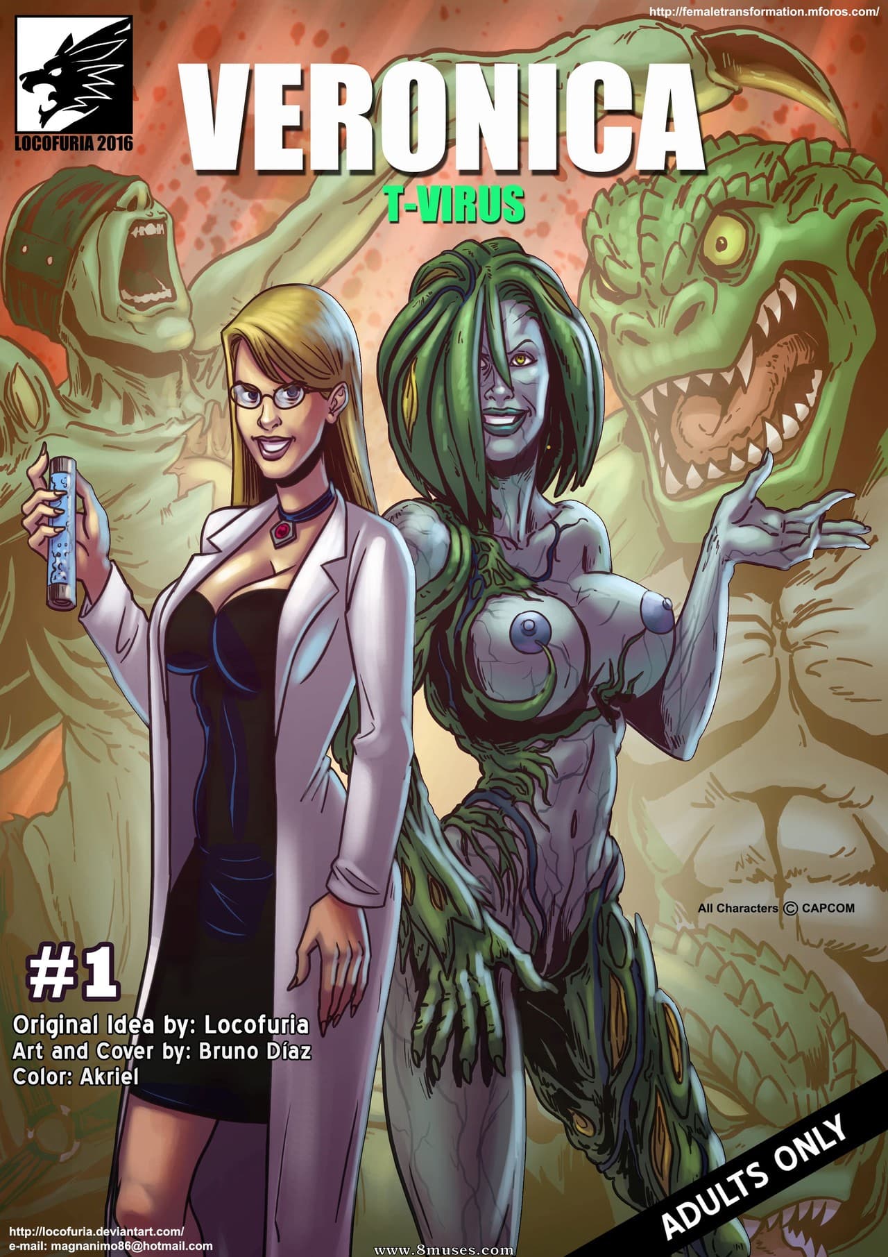 Veronica T-Virus Beastiality Comic cover