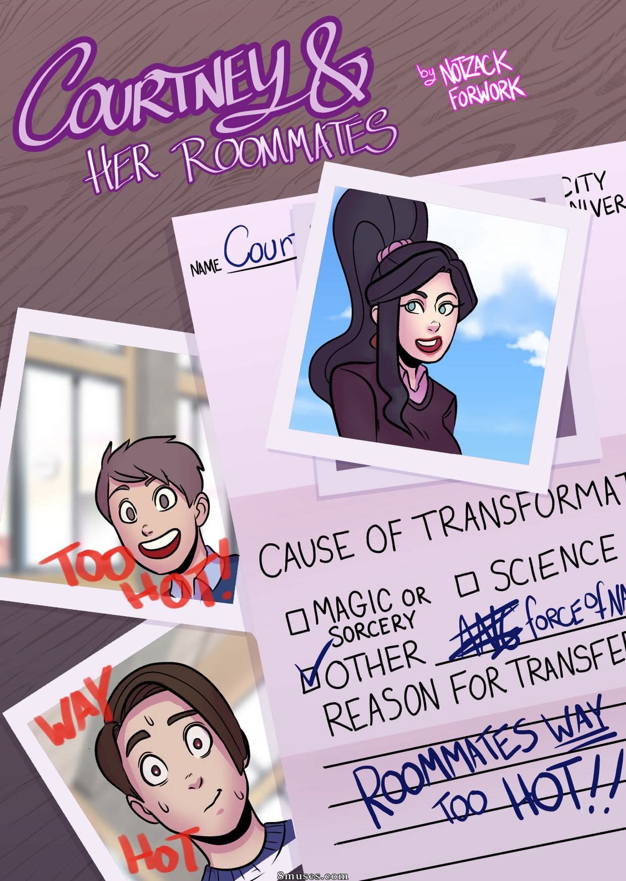 Courtney and her roomies cover