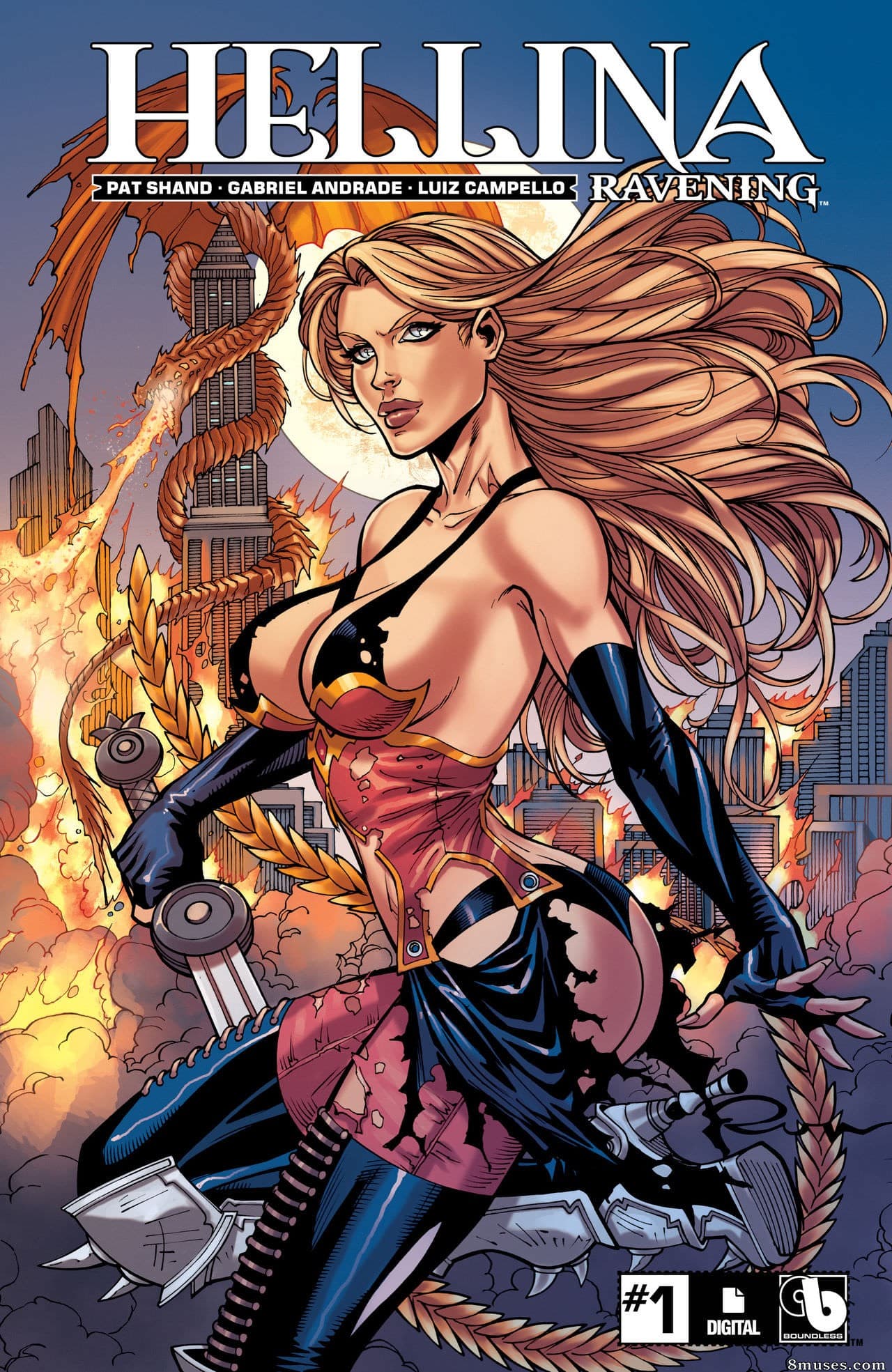 Hellina - Ravening cover