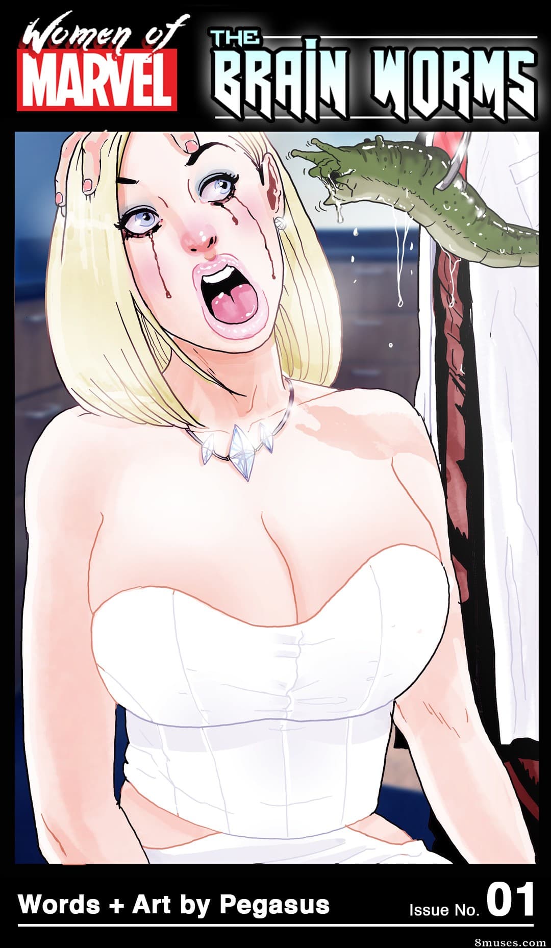 Emma Frost vs. The Brain Worms cover