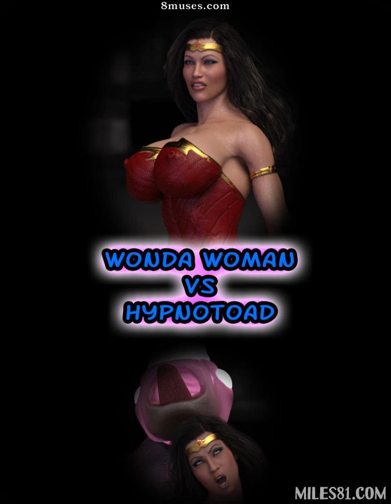 Wonda Woman vs Hypnotoad cover