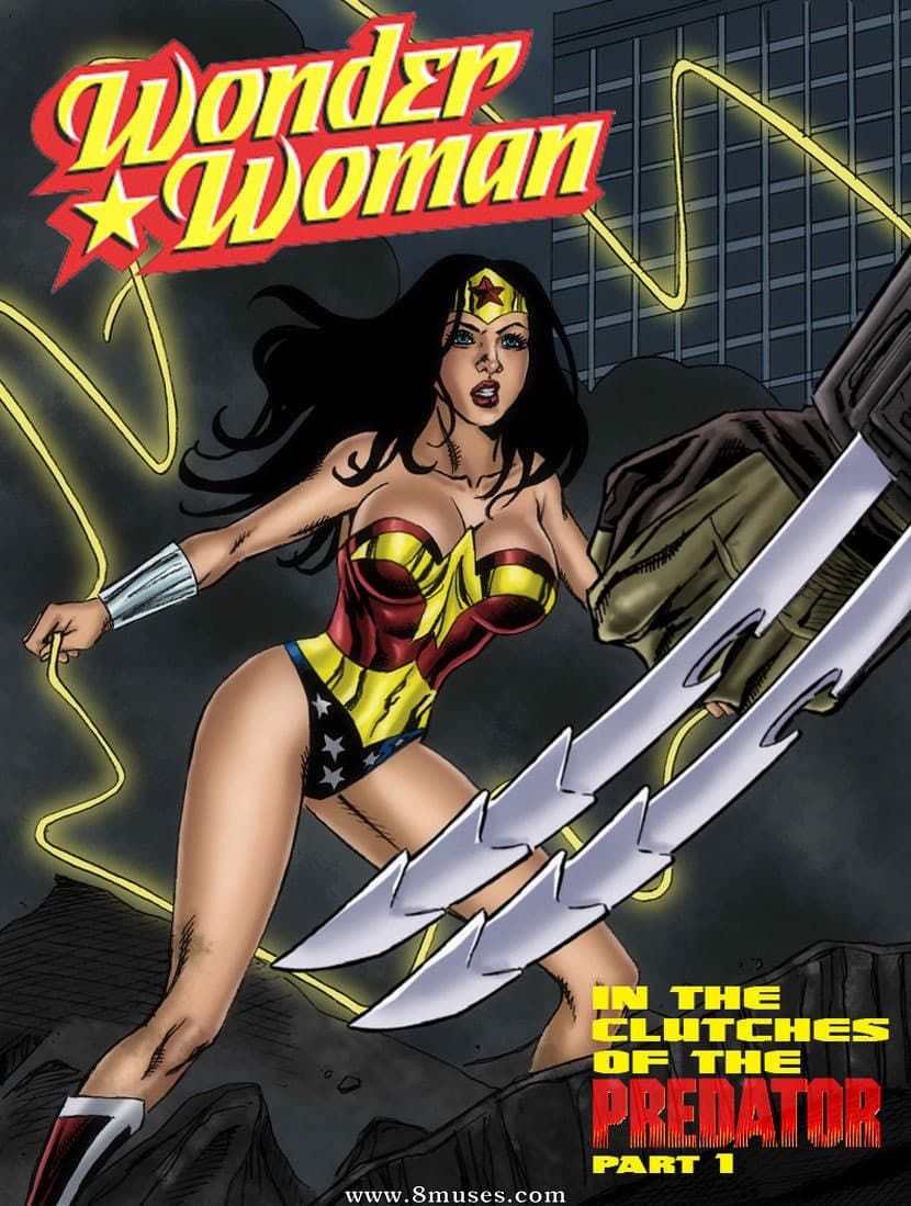 Wonder Woman vs Predator cover